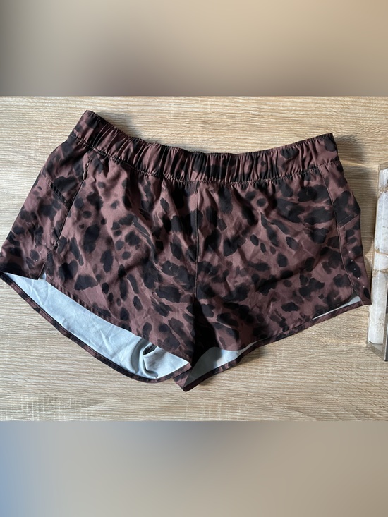 Old Navy Pants - Brown Black Leopard Print Athletic Shorts size M